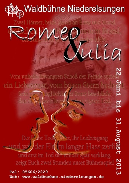 Plakat Romeo und Julia 2013