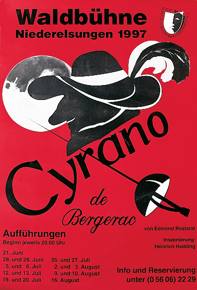 Plakat Cyrano 1997