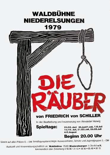 Plakat Die Räuber 1979