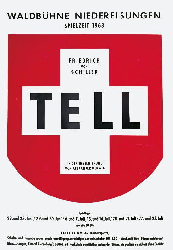 Plakat Wilhelm Tell 1963