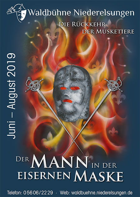 Plakat Der Mann in der eisernen Maske 2019
